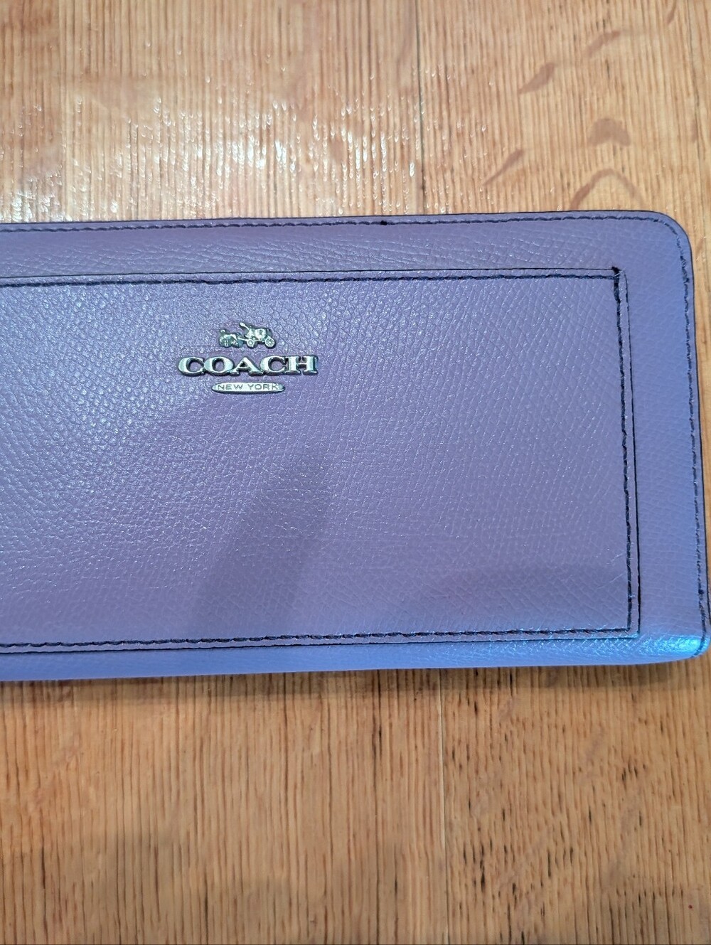 COACH women's Leather Wallet - Lavender